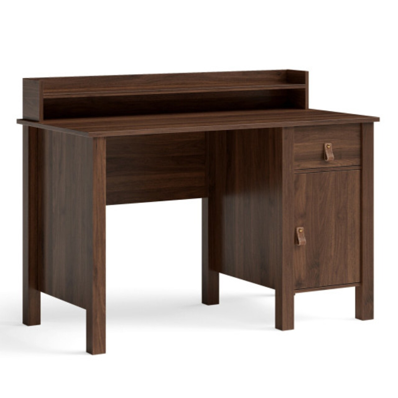 48 inch computer desk with deals drawers